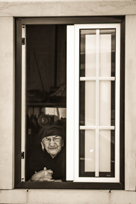 Old Woman in the Window