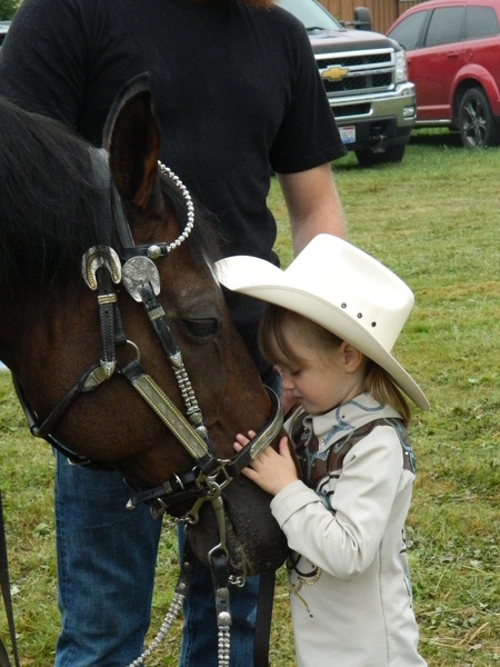 Evie and Tux