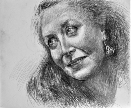 Self-Portrait in Graphite 2021