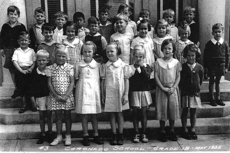 Dressed for Success, the 1935 First Grade Class of Coronado School