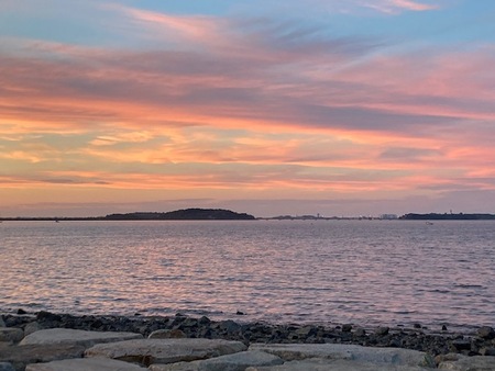 Sunset Quincy Shore Drive 