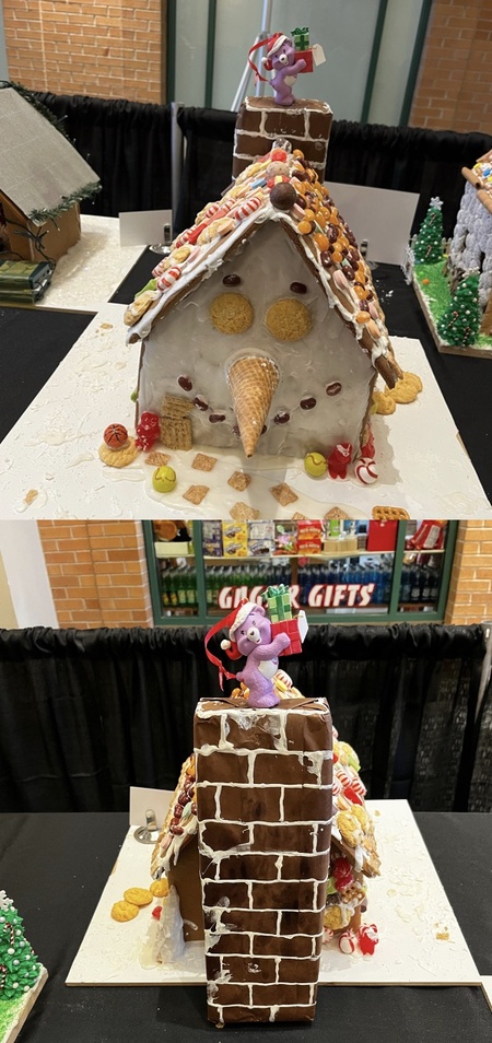 Gingerbread House Brick Chimney