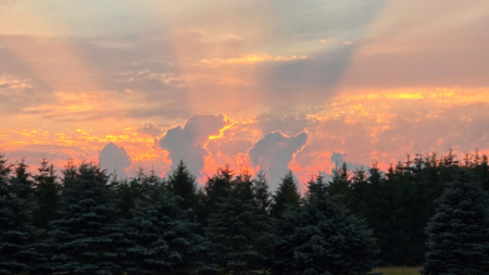 Sunset Over Chautauqua County