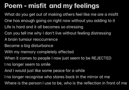 Misfit - how I feel 