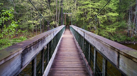 Hauser Footbridge Steep Rock Preserve 