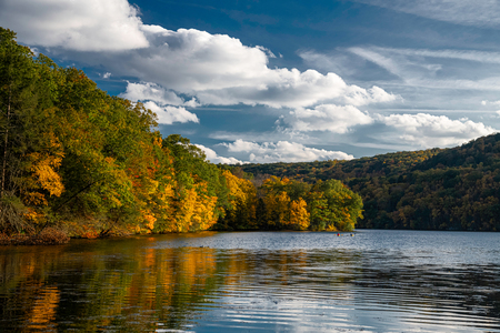 Low Sun Over Lake Zoar