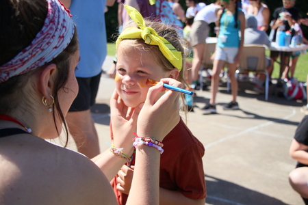 Kesem at Vanderbilt - Carnival Face Painting 