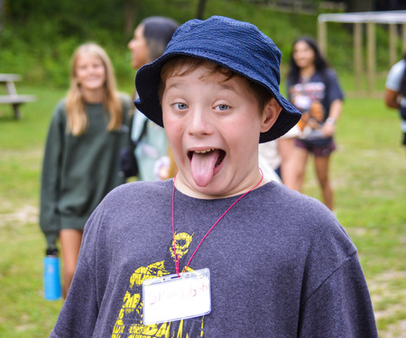 Kesem at Toledo - Silly Face for the Camera