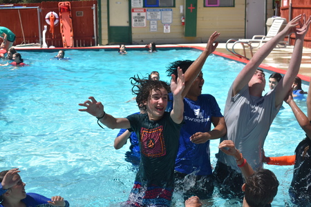 Kesem at Santa Barbara - Pool Basketball