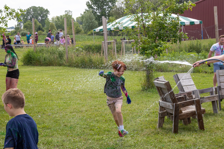 Kesem at Northern Illinois - Messy Games Hose