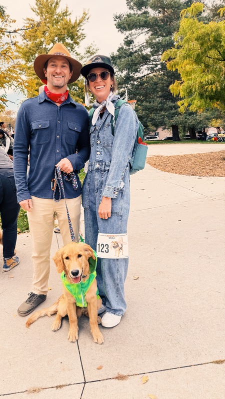 Oshie and his Jurassic Bark Crew