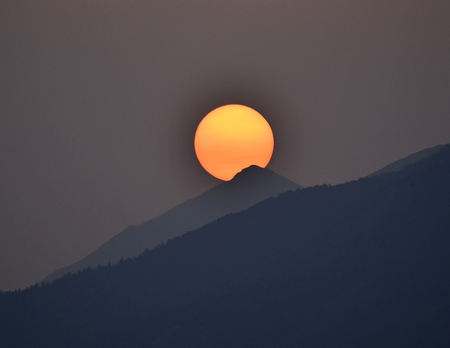 Smoky Sunset