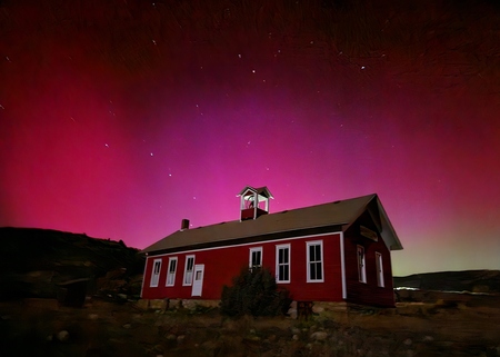 Maysville  Schoolhouse Aurora