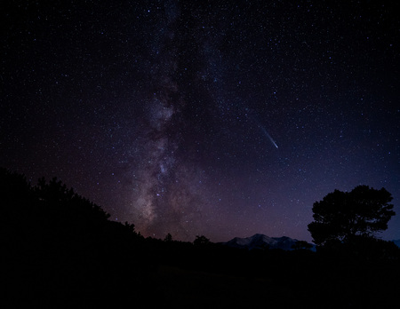 Milky Way and Comet