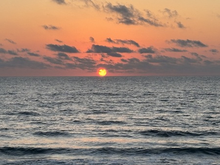 Sunrise over Isla Mujeres, Mexico