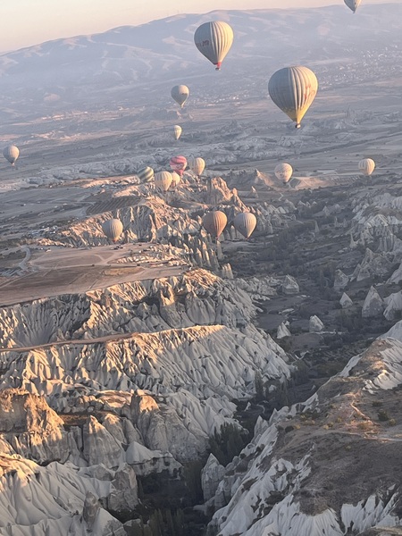 Balloon ride over  Cappadoccia 