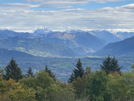 Les Alpes depuis le sommet du Mont Salève