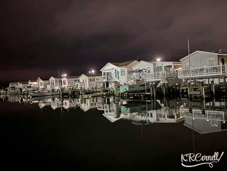 A Winter Canal in Ocean City, Maryland