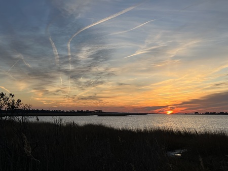 November Sunset over the Rehoboth Bay