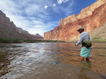 Fly fishing in the Grand Canyon 