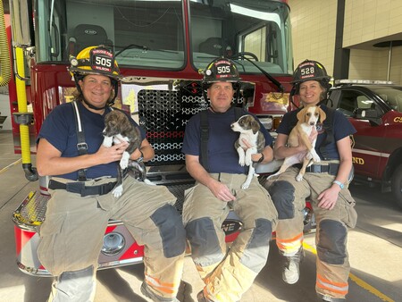 Members of the Dubuque Fire Department