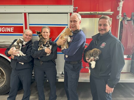 Members of the Dubuque Fire Department