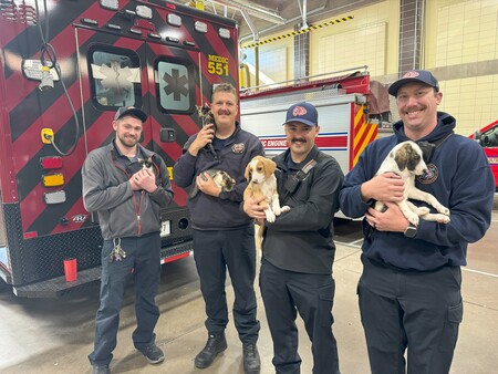 Members of Dubuque Fire/EMS