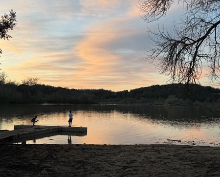 Fishing ‘til the Sun Goes Down; Spring Lake